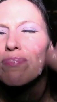 Bukkake MILF dogging orang asing