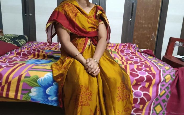 Sexy Sindu: Sindu Bhabhi Sari sex mit Devar im Schlafzimmer