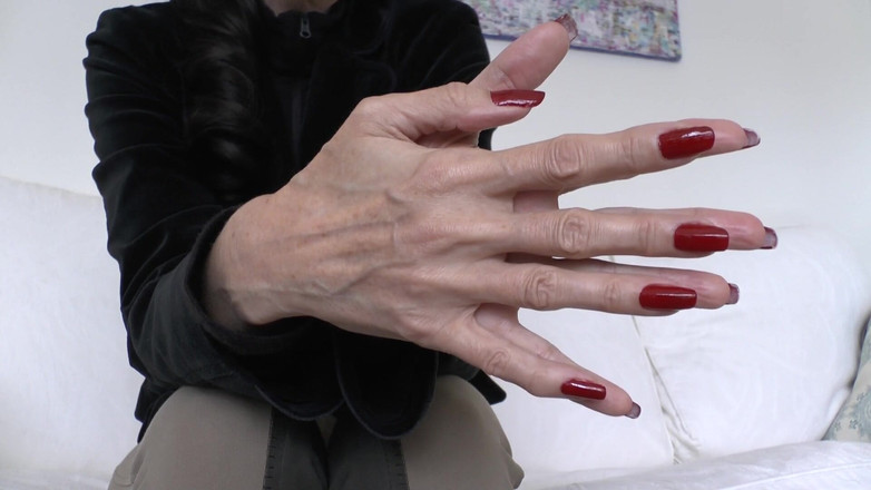 Lady Victoria Valente: Vzrušující Dlouhé Červené Nehty, Zničený Orgasmus, Lady Victoria Valente