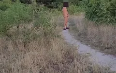 Risky Masturbation in Park