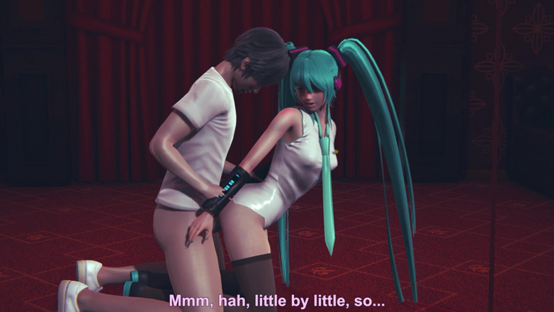Waifu club 3D: Miku ne strip klab men apni gand chudaee ki