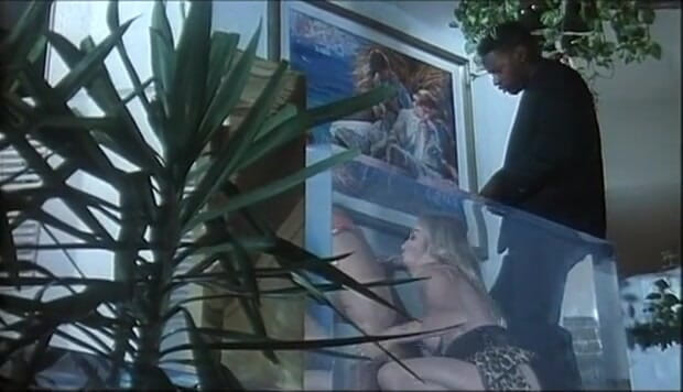 Rocco Siffredi and Friends: Rocco Siffredi, Moana, and a big black cock to suck