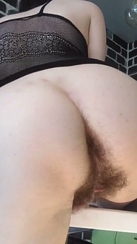 Hot MILF Dancing Sexy and Showing Meaty Lips in Fluffy Pussy and Moaning Loudly When Cums Ginnagg