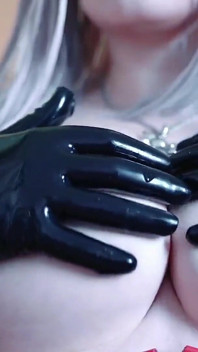 Fetish sarung tangan getah lateks seksual Arya Grander