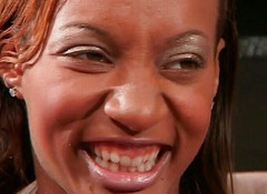 Black Jass: Hairy ebony teen gets fucked at the casting