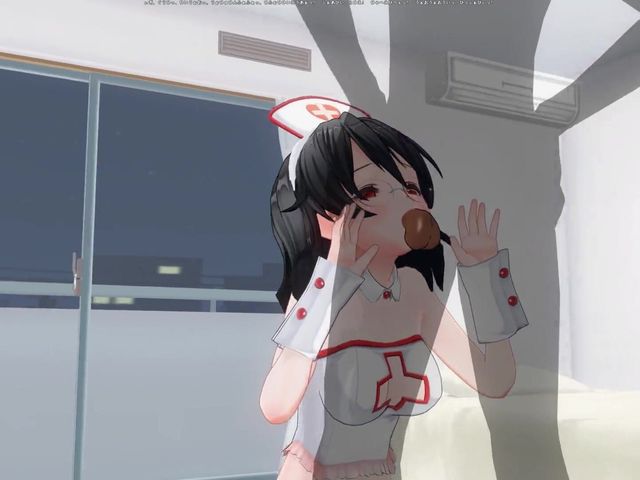 3D Hentai Skinny Nurse Gives a Blowjob to a Patient (H3DC)