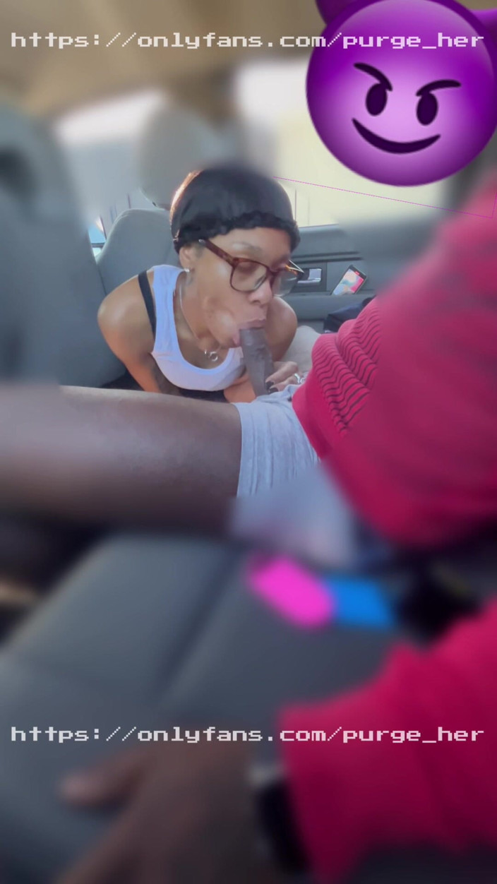 Purge_her: Pretty Four Eyed Girl Gets Cum in Her Mouth