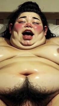 中国のSSBBW肥満、ボンデージで脚を広げて - 大きなペニスと中出しを切望
