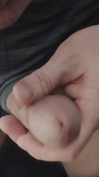 Cumshot in Front of the Mirror