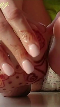 Füße Fetisch höschen Fetisch Zehen Massage Öl auf Füße Beobachten mit Kopfhörer Fußfetisch Ginnagg
