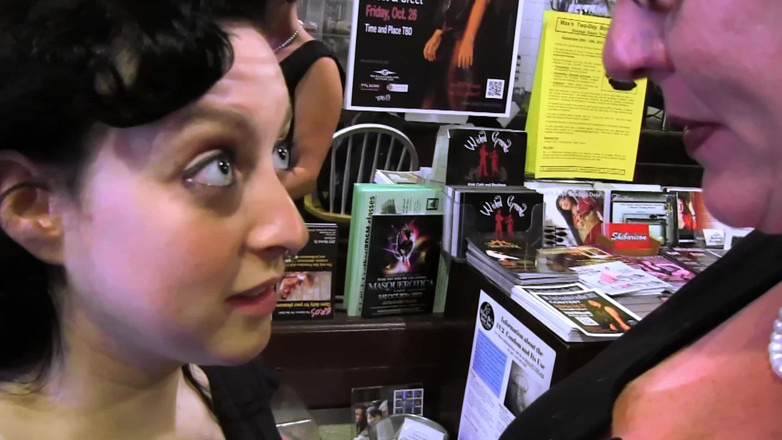 Lesbian Love Movies: Mature Café Owner Seduces a Curvy Brunette and Makes Her...