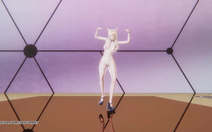 3D-Hentai Games: [mmd] Xg - Puppet Show Ahri Akali Sexy Naked Dance League...