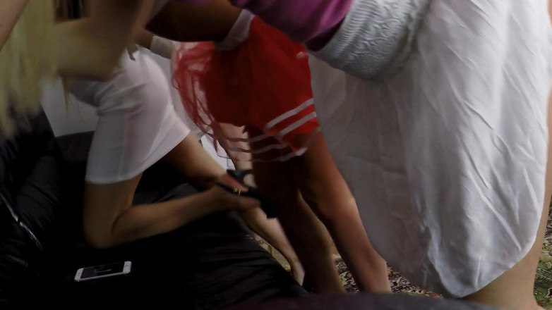 Leon Lambert Girls Twerk Parties CFNM: House party of up the skirt crazy girls high heels...