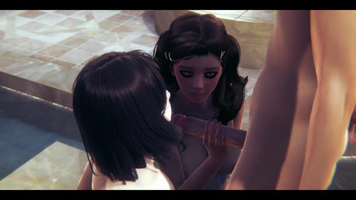 HentaiTubes: Hentai 3D Uncensored - スパでセックスするカップル - 日本のアジアマンガアニメ 映画 ゲーム ポルノ