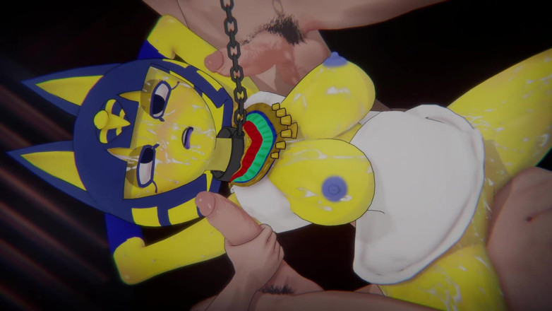 Tomu aisuman: [Animal Crossing] - Ankha Entrando na Zona (cavalgando o Aldeão &amp;pov zone dance) (4k/60fps)