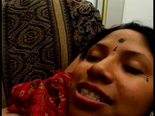 Hot and Wet: Horny Indian Bitch in Traditional Attire Gets Fucked on the...