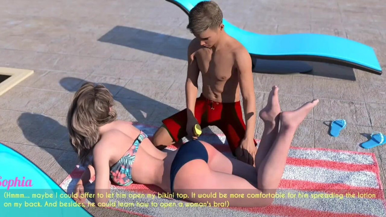 Johannes Gaming: AWAM # 18 hatte eine schöne massage am schwimmbad oben ohne