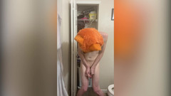 FoxieHikari: Foxxo striptýz v Růžové Swimsuit.mp4