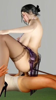 3D Hentai (v46) - Big boob lady and young billard club boss Part 1