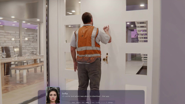 Hotgame Studio X: Hotwife Sofia - 第2天 - 会见阿姨V和面纱应用程序