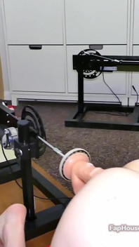Amazing Fucking Machine Double Dildo Duel