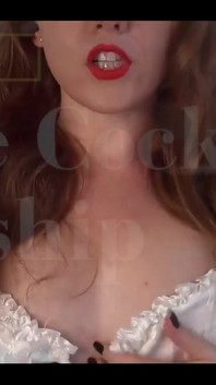 My Big Red Lips Beg for Your Huge Load