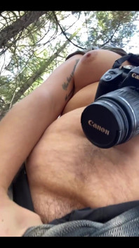 Flashing My Hairy Body on a Hike!