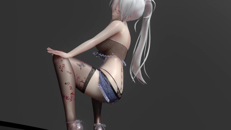 MikuMotion: Lung; Hình xăm dâm dục; Humiliation; Quần lọt khe cổ...