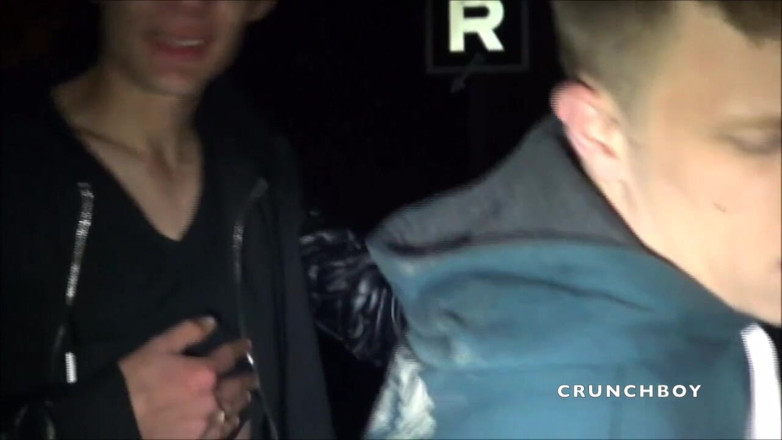 Crunch Boy: Julien fucked young straight boy in exhib at night