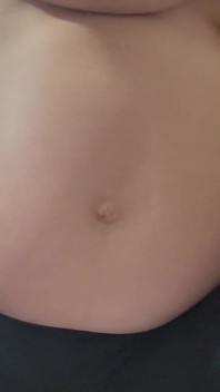 My Pregnant Stepsister Plays with Her Belly and Applies Moisturizer Then Smears It on Her Belly