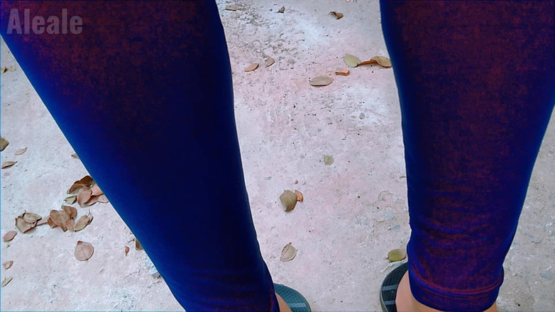 Ale Ale: Blue Spandex Suit