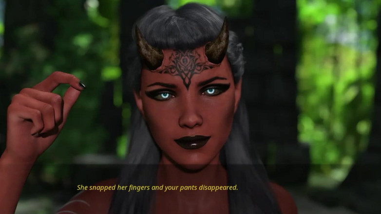 NaughtyPlayz: 熟女恶魔女王把我的鸡巴吸干 - 完成了她的黑暗仪式！