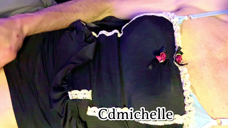 Cd Michelle lingerie: Cdmichelle evli kadın iç çamaşırlı süper her yere boşalıyor