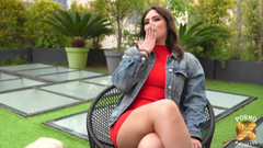 Porno Baguette: Laury, Sexy Brunette, Gets Fucked by Two Cocks