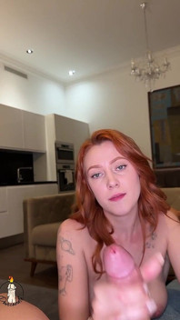 Handjob mit riesiger ladung! POV-style vertikal