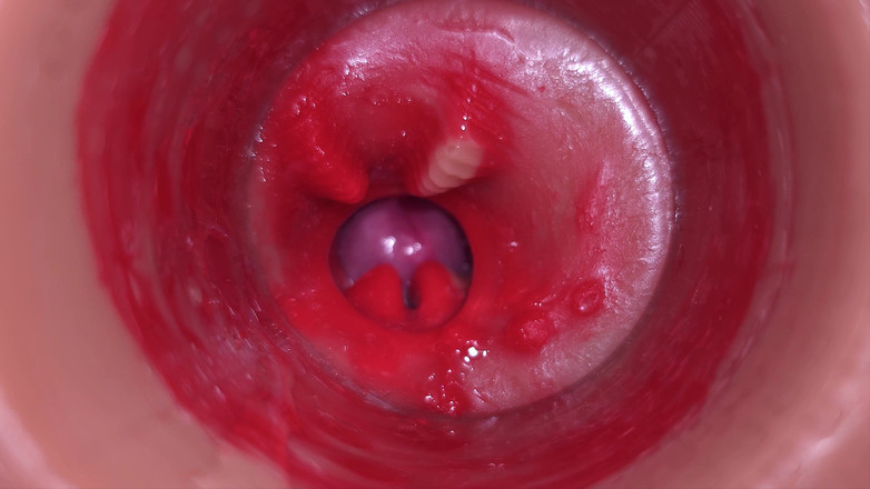 Creme sperm: Crot super di vagina. Kamera Internal yang luar biasa. Video...