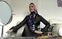 Lady Victoria Valente: New Satin Headscarves Fitting and You&amp;#039;re on Jerk-off Duty in...