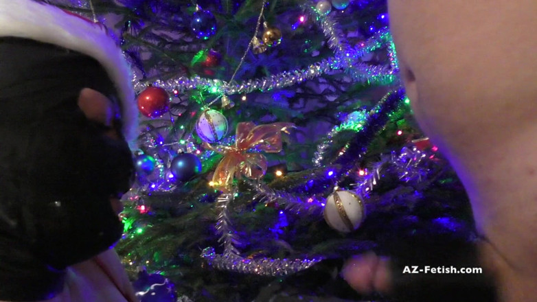 Aqua Pola: Boquete de natal na máscara de látex