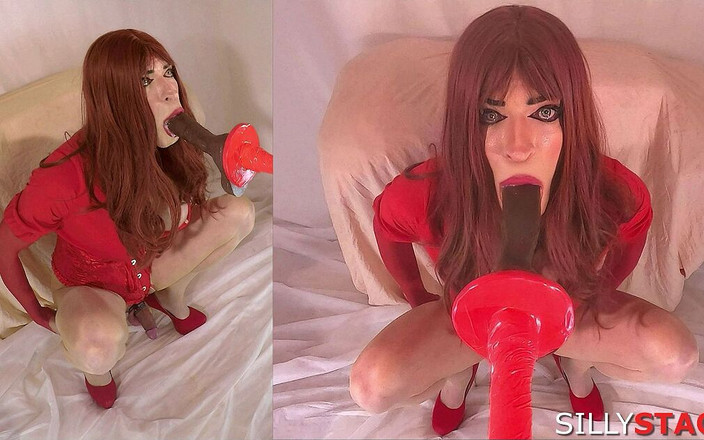 sillystacy: Sissy Stacy se masturba com seu grande e mostra que...