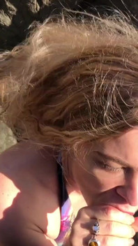 Beach blowjob meditation for men