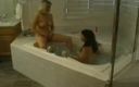 Club of Bondaged Babes: Lesbian Slut Tied up in Bath by Domina