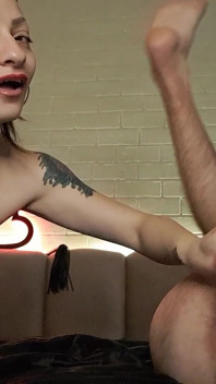 Deepthroat and Doggy Fuck Live Webcam Show. Facial Cumshot