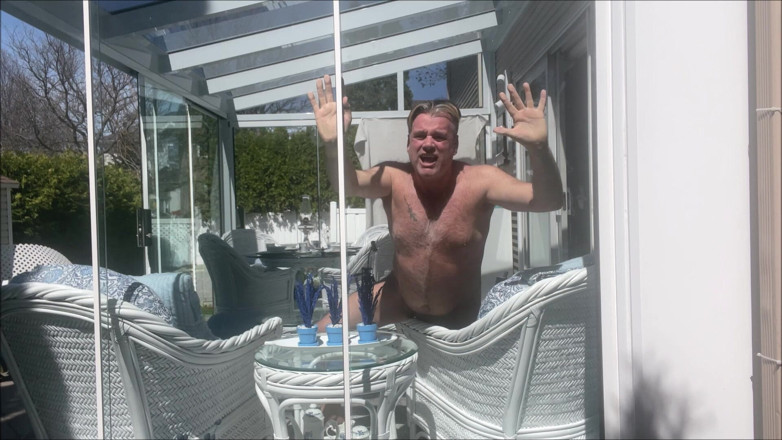 Dom Rod: Hunk Stepdaddy Bear Naked Sunbathing in the Veranda 4