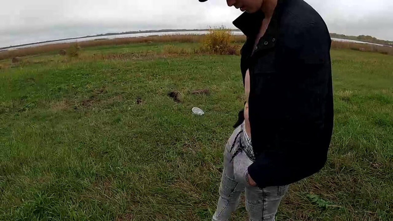 Dick Boys Studio: Jerking off a Big Cock Outdoors