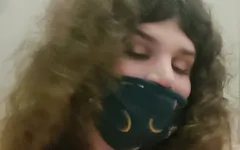 I bust my ass with a huge toy
