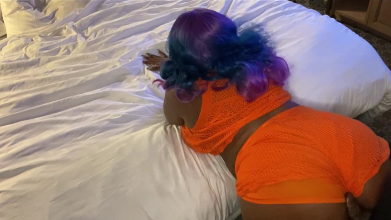 Exclusive Dirty Diana: Big Ass in Orange Get Smashed