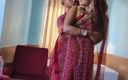 Bollywood porn: Eine desi-ehefrau hatte eine heiße ficksession im hotelzimmer