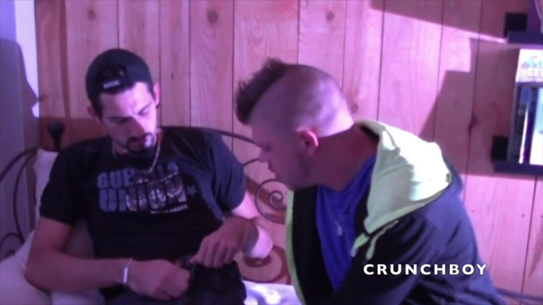 Gaybareback: Leo fucked raw by sexy young straight boy curious