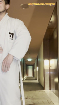 Boygym - My Big Cock in the Hotel Exhibitionist