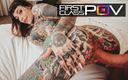 First Class POV: Tiger Lilly ist ein inked hottie, das Gesichtsbesamungen liebt